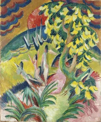 Geschwungene Bucht, ca. 1914