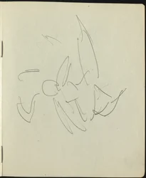 Tänzer und Darsteller (Seite aus einem Skizzenbuch)