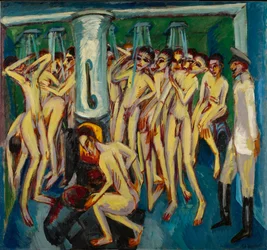 Das Soldatenbad, 1915