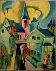 Königstein mit roter Kirche