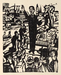 Neben der Heerstraße. Erzählungen von Jakob Bosshart. Der Friedensapostel - Der Redner