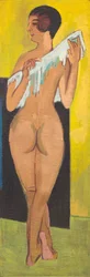 Nackte Figur [Rückseite]