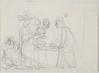 Studie zu "Der Briefschreiber und das Mädchen"