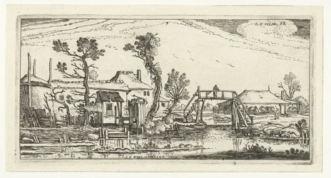Bauernhof an einem Kanal bei Haarlem