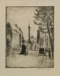 Blick auf den Trafalgar Square