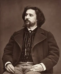 Alphonse Daudet französischer Romanautor, 1849-1897, ca. 1876