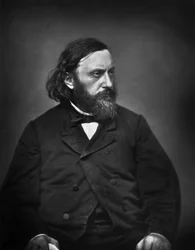 Pierre Dupont (1821-1870) französischer Dichter, Foto von Carjat