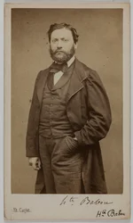 Porträt von Hippolyte Babou (oder Jean-sans-Peur), (1824-1878), (Literat)