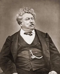 Porträt von Alexandre Dumas Père von Carjat.