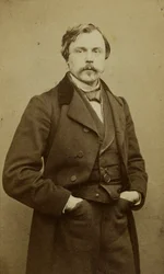 Porträt von Edmond Huot de Goncourt 1822-1896