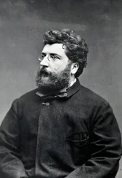 Porträt des französischen Komponisten und Pianisten Georges Bizet (Paris