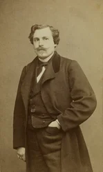 Porträt von Jules Huot de Goncourt, 1830-1870