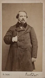 Porträt des Komponisten Jean-Georges Kastner 1810-1867, 1867