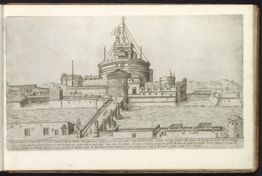 Engelsburg und die Engelsbrücke in Rom