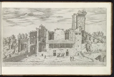 Ruinen auf dem Quirinal in Rom