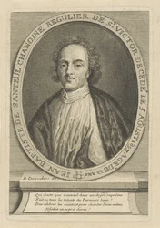 Porträt des Dichters Jean-Baptiste de Santeul, um 1700