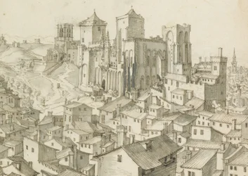 Blick auf die Stadt Avignon und die Umgebung