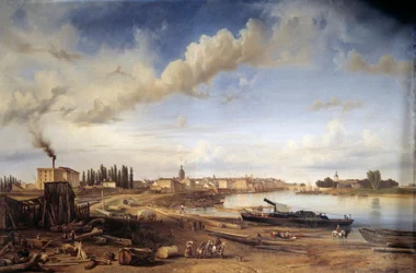 Die Stadt Chalon-sur-Saône