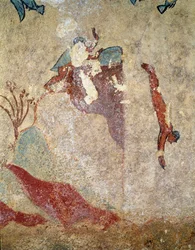 Ein Taucher (Detail)