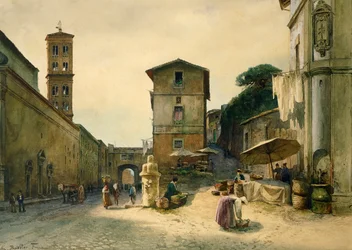 Via dei Penitenzieri in Rom, aus der Serie Roma sparita
