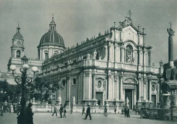 Kathedrale von Catania, Sizilien, Italien, 1927