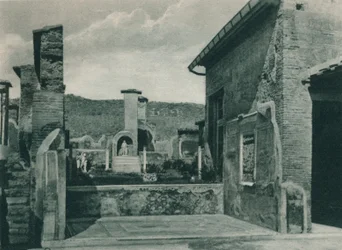 Straße zum Forum hinauf, Pompeji, Italien