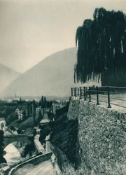 Blick auf die Stadt, Meran, Südtirol, Italien, 1927