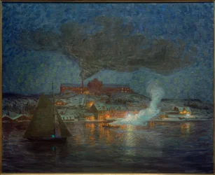 Ölfabrik in Rökar