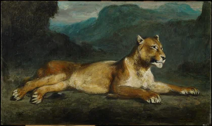 Löwin, ca. 1855
