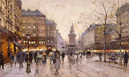 Ein Herbstabend in Paris