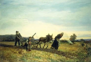 Felder pflügen