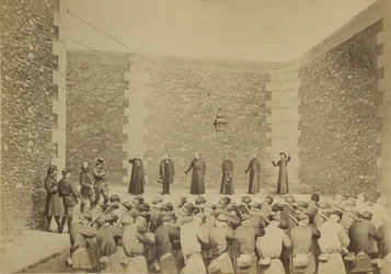 Hinrichtung der Geiseln, Gefängnis La Roquette, 24. Mai 1871