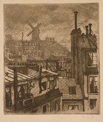 Montmartre, der Moulin de la Galette