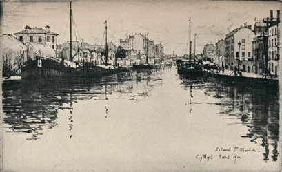 Der Canal St. Martin, 1915