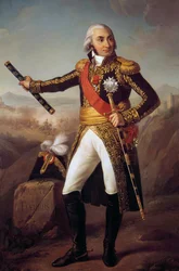 Ganzkörperporträt von Jean Baptiste, Comte Jourdan, Marschall des Empire im Jahr 1804 (1762-1833)