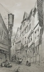 Malerische und romantische Reisen im alten Frankreich. Bretagne: Morlaix