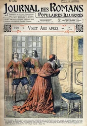Illustration für "Vingt ans après" (Zwanzig Jahre danach)