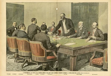 Illustration von Eugene Damblans (1865-1945) in Le Pelerin