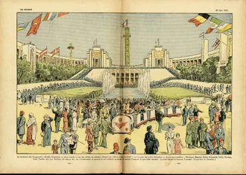 Illustration von Eugene Damblans (1865-1945) in Le Pelerin