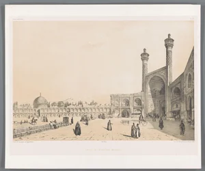 Eingang zur Freitagsmoschee von Isfahan