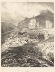 Apsis der Kirche von Saint-Nectaire