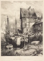 Inneres eines Hafens