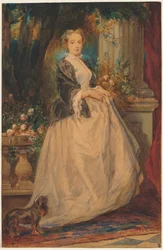 Porträt von Madame Thomas (geb. Camille Boucher)