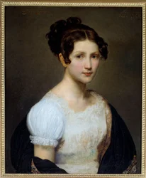 Porträt von Eugenie Pamela Lariviere, Schwester des Malers (1804-1824)