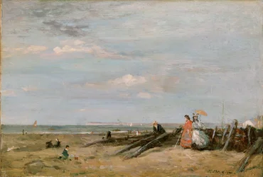 Strandszene in Trouville