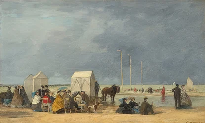 Am Strand von Deauville