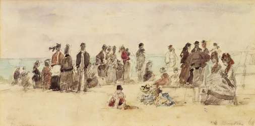 Strandszene, 1864