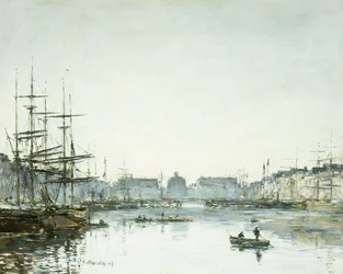 Le Havre, Le Bassin du Commerce, 1894