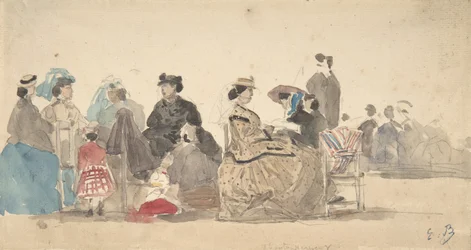 Am Strand, 1865