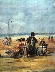 Am Strand (Detail), 1880